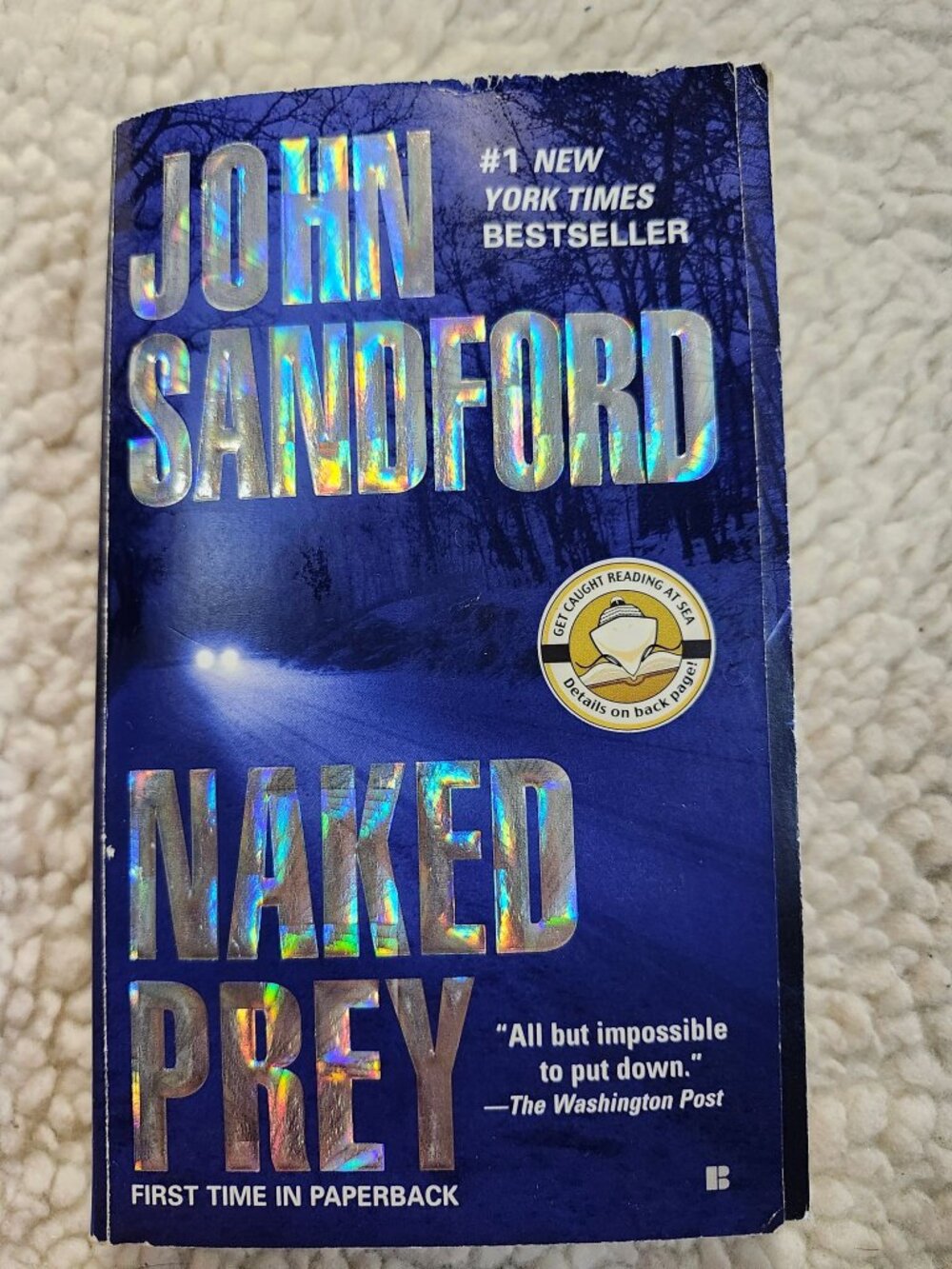 John Sandford Naked Prey Paperback Berkley Mass Market Mystery Thriller 2004